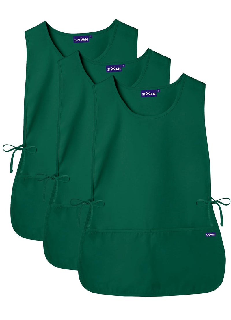 Sivvan Unisex Apron - Cobbler Apron 3-Pack - S87003 - Hunter Green - R - Image 1
